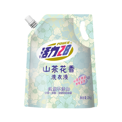 活力28山茶花香洗衣液去污渍持久留香家用实惠装官方正品