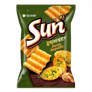 好丽友sun大蒜面包味太阳玉米片
