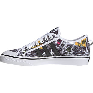 Adidas/阿迪达斯官方正品NIZZA三叶草男女休闲板鞋 EF5713 EF5714
