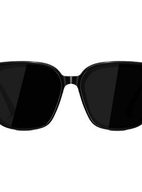 双槽防晒墨镜女高级感大脸显瘦