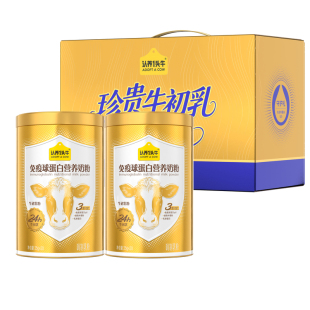 认养一头牛24H牛初乳免疫球蛋白奶粉成人中老年送礼独立条装500g