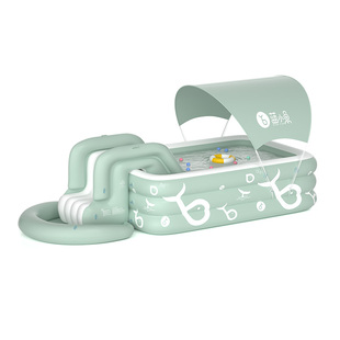 充气游泳池家用儿童加厚滑梯小孩大型户外家庭大人婴儿宝宝戏水桶