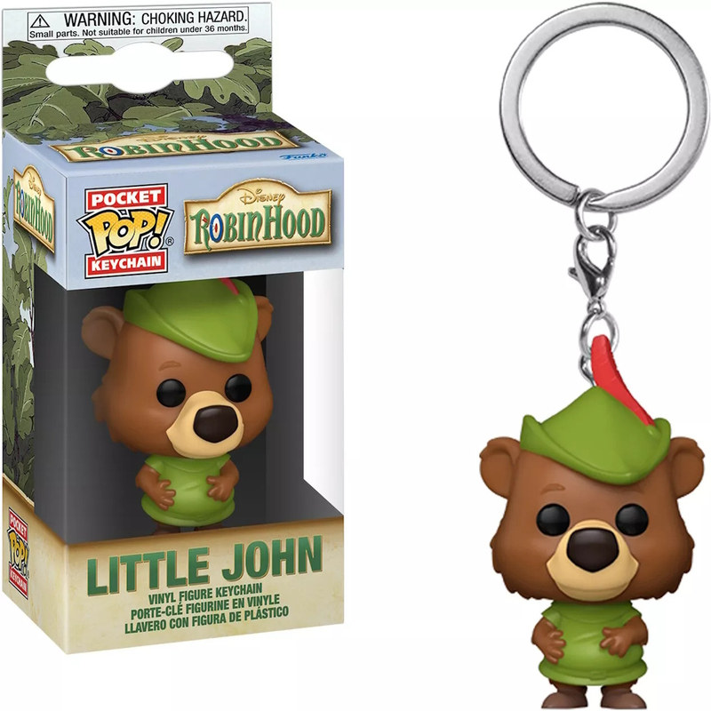 FUNKO POP动画罗宾汉小约翰公仔钥匙扣可爱卡通挂件时尚玩偶挂饰