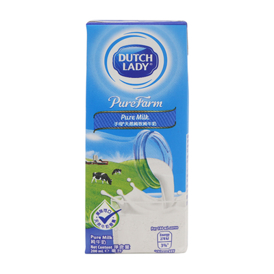 dutchlady荷兰子母纯牛奶早餐奶