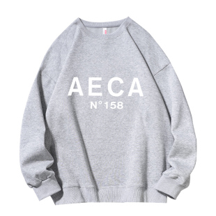 460g银狐绒卫衣宽松休闲上衣百搭复古cityboy字母印花男士打底衫