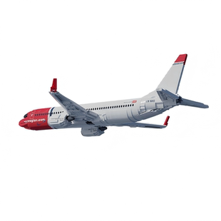 国产MOC-65055波音737-800载客飞机模型益智拼装积木玩具摆件礼物