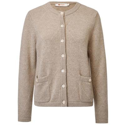 皮皮狗圆领隐闪珠片纱开衫