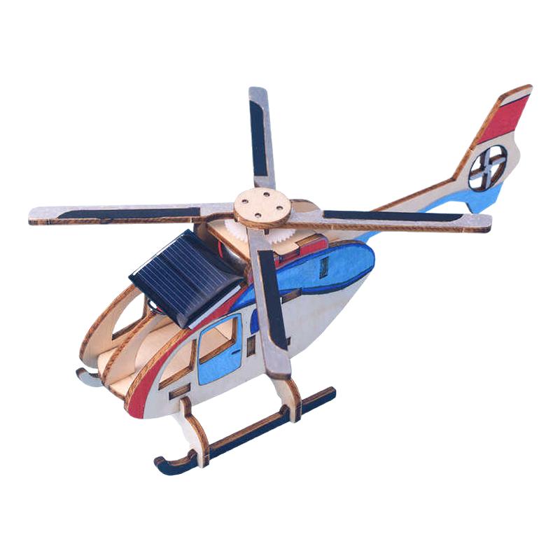 科技制作小发明太阳能直升机幼儿园科学小实验手工飞机作品材料包