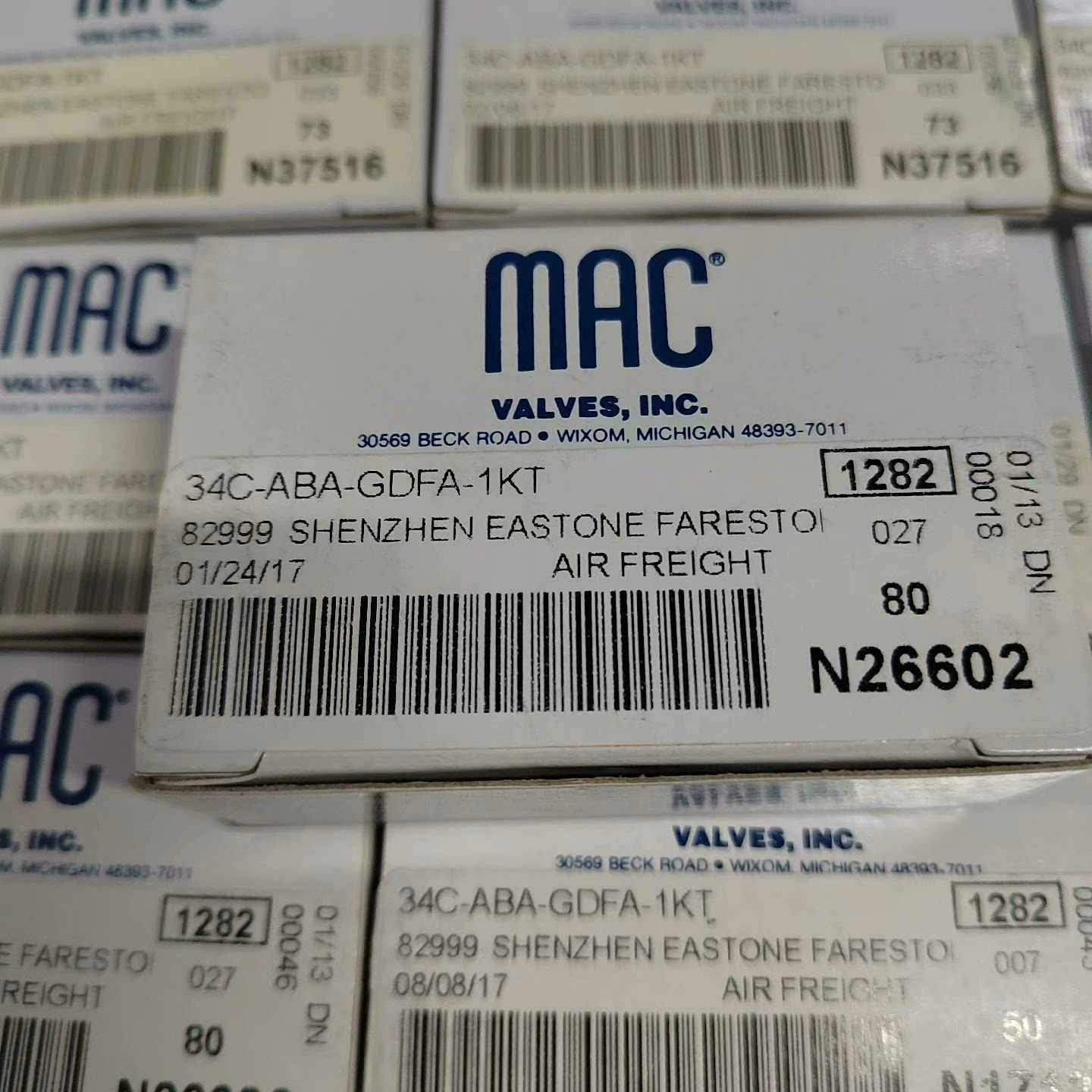 溢价-MAC高速电磁阀 34C其它配件