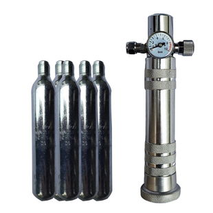 康馨CO2气瓶套装抛弃式二氧化碳钢瓶减压阀转接细化器迷你发生器