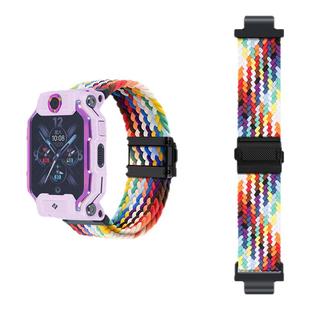 适用小天才电话手表Z11/Z10/Z9/Z8/Z7弹力磁吸扣表带Z5/Z6A/Z6S/Z6Pro运动Z2y//Z1S/Q1A/U3/D2Q3透气编织表链