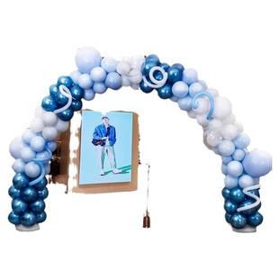 开业大吉气氛布置气球拱门周年庆典活动乔迁装饰商场门店拱门地飘