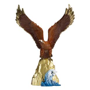 朱炳仁铜 中式家居创意桌面大鹰摆件高端装饰工艺品礼盒一往无前