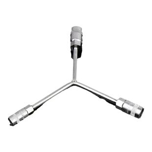 三叉套筒扳手Y型套筒扳手三角工具加长外六角多头用Y字汽修扳手