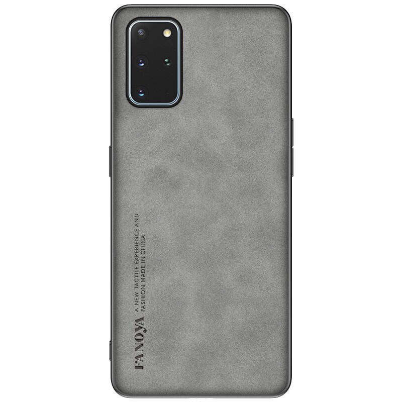 适用三星Galaxy S20/S20+/S20FE手机防摔壳S20Ultra羊巴皮抗爆S20Plus磨砂防滑商务简约保护软套