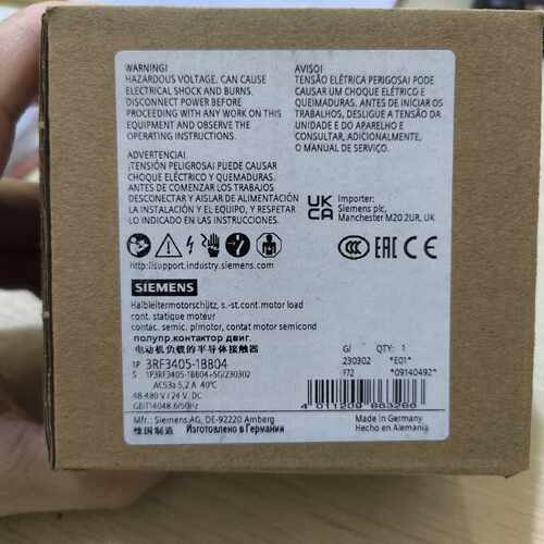 议价3RF3405-1BB04西门子半导体接触器全新原装正品现货