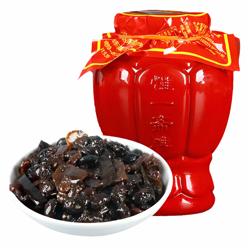 沂蒙山特产惟一斋坛装八宝豆豉