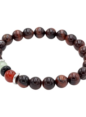 包豪斯中古风虎眼石男士手链