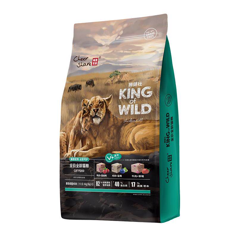 畅享优品10%冻干全龄猫粮6kg