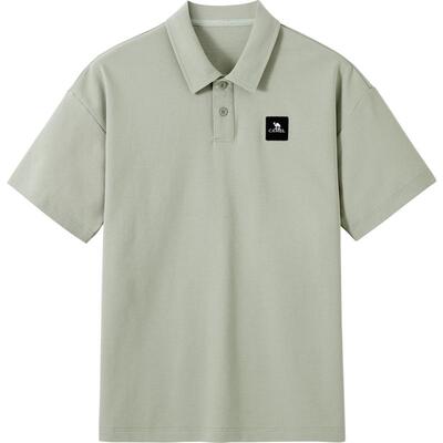 骆驼男装POLO衫男百搭翻领短袖春夏新款宽松透气户外弹力短袖上衣