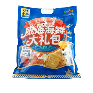 金鹏威海海鲜大礼包即食小鱼干零食大全伴手礼山东特产官方旗舰店