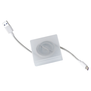 适用苹果安卓手机充电线收纳盒iPhone耳机绕线器无印简约桌面支架