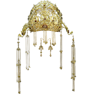 诰命凤冠明制汉服婚礼中式新娘头饰新款结婚饰品高级样片影楼发冠