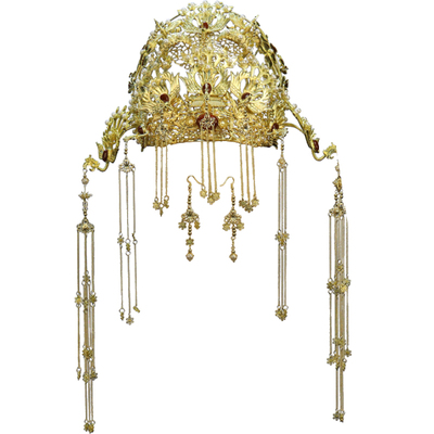 尹霞新娘凤冠高级古风