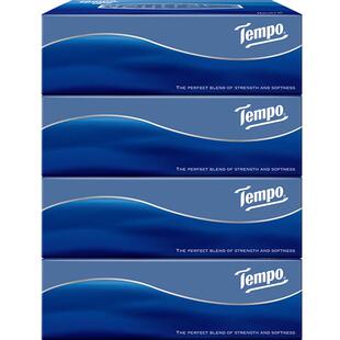 Tempo/得宝盒抽无香卫生抽纸巾餐巾纸面巾纸盒装家用3层