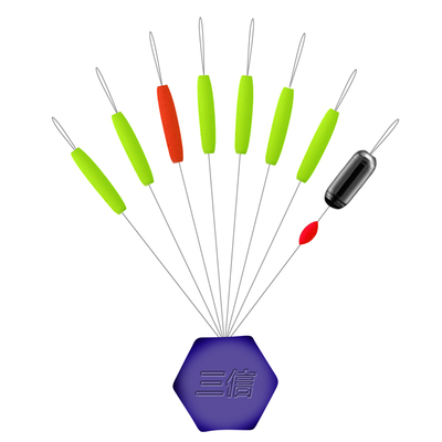 三信高灵敏鲫鱼配重七星漂浮子