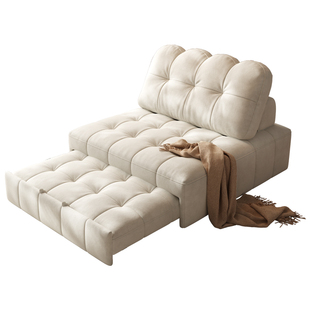 法莎蒂布艺沙发床可折叠小户型客厅多功能坐卧两用伸缩沙发床