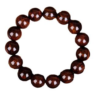 稀缺紫油梨海黄手串15mm海南黄花梨手链男女士文玩孤品一物一拍