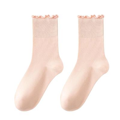 雅鹿月子袜产后夏季中筒袜