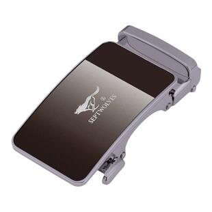 七匹狼皮带扣男士皮带头卡扣头自动扣高档配件腰带头单卖裤带扣头