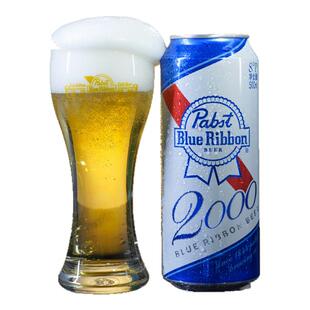 蓝带超爽2000罐装啤酒低度数8度500ml*12罐破损包赔