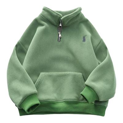 男童加绒卫衣儿童一体绒打底衫