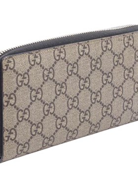 中古Gucci古驰长钱包メンズ帆布