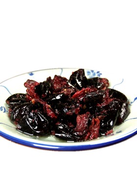 潮州小菜芝麻油乌榄角黑橄榄菜半