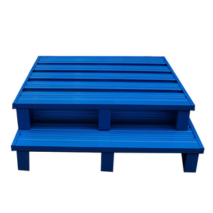 钢制叉车托盘工业工厂重型仓储金属铁托盘防潮栈板物流垫板铁卡板