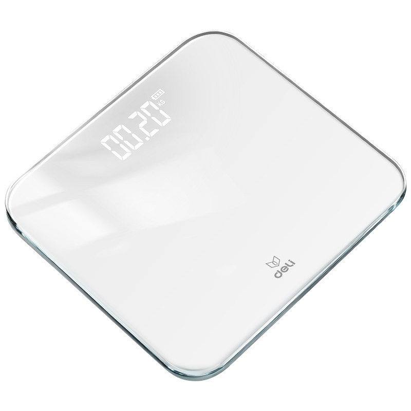 得力体重秤家用精准电子秤2025新款称重计减肥人体秤专用的智能秤