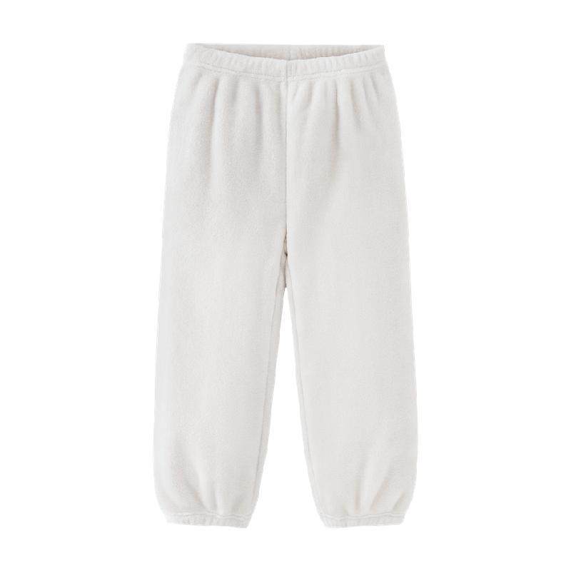 迷你巴拉巴拉男女童双面绒家居保暖儿童裤子宝宝厚款冬季