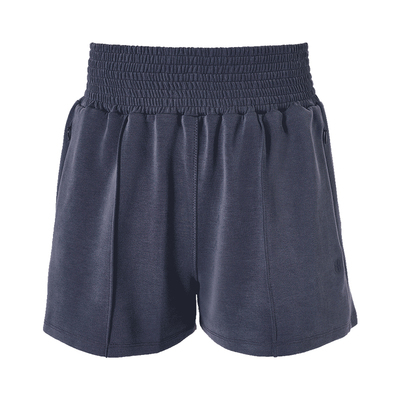 SweatyBetty高腰宽松云纹短裤