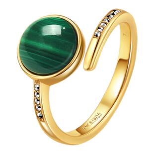 MGS/曼古银风吹麦浪戒指S925银时尚轻奢高级感手饰品送情人礼物