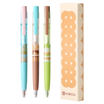 KACO中性笔K7慵懒下午茶黑笔