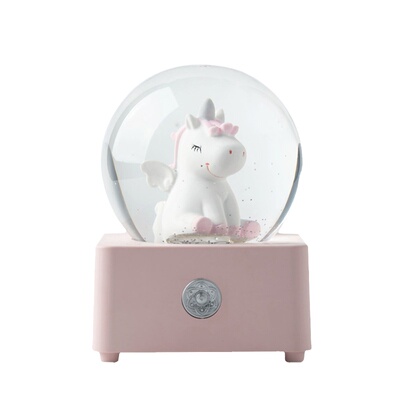 鸟之诗水晶球音乐盒生日礼物