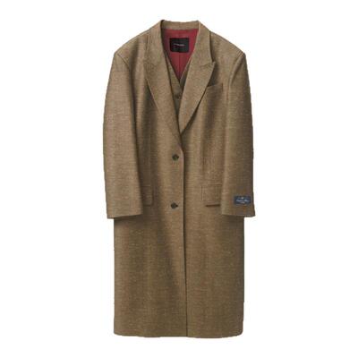 pushBUTTON秋冬女士时尚单排扣毛呢大衣银泰百货精品 301596