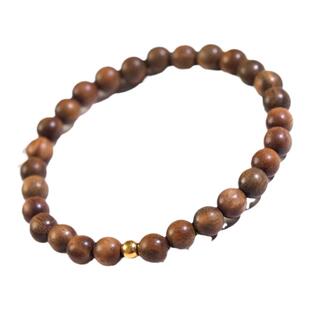 绿檀手串女男檀香木头木质手串绿檀手链佛珠散珠文玩盘玩檀木手串