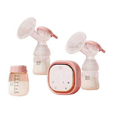 新贝双边电动吸奶器+直连储奶瓶