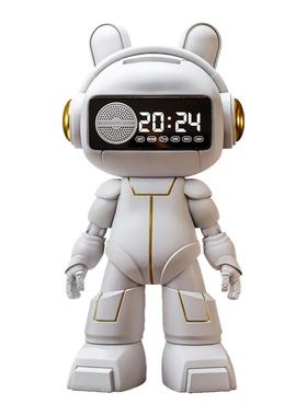 太空人蓝牙小音响高级感装饰品