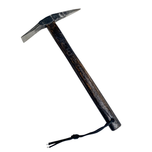 轨道钢锻打工兵铲户外露营多功能破窗小尖镐青冈木镐锄采药挖桩